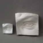 Michelangelo's David Eye I plaster cast